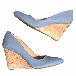 Blue Franco Sarto Wedges